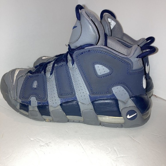Nike Air Uptempo GS Grey Midnight Navy Blue 415082-009 Size 6.5Y Youth main image 7